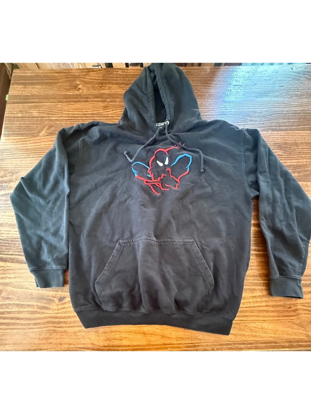 Marvel Spider-Man Black Pullover Hoodie XL